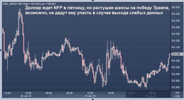 Валютный рынок притих, поскольку инвесторы следят за отчетом о занятости в США и выборами